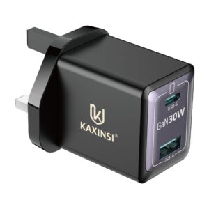 KC-027: GaN UK 30W fast charging with USB-A+C