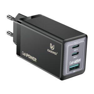 KC-032: GaN EU 65W Super fast charging with 2 USB-C and USB-A