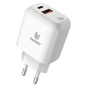 KC-226: EU 25W fast charging with convertible charger and USB-A+C
