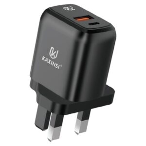 KC-229: UK 25W fast charging with convertible charger and USB-A+C