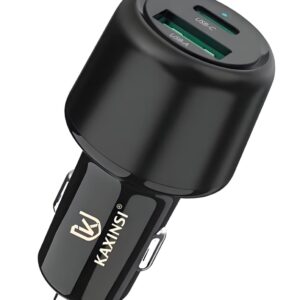 KC-298: A+C 38W Car Charger with fast charger and Space-Saving