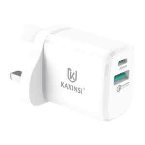 KC-321: UK 20W fast charging with convertible charger and USB-A+C