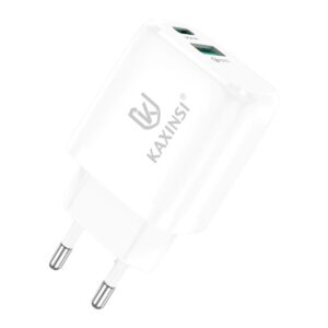 KC-333: EU 20W fast charging with convertible charger and USB-A+C
