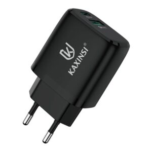 KC-335: EU 20W fast charging with convertible charger and USB-A+C