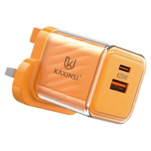 KC-366: UK 25W fast charger with USB-A+C