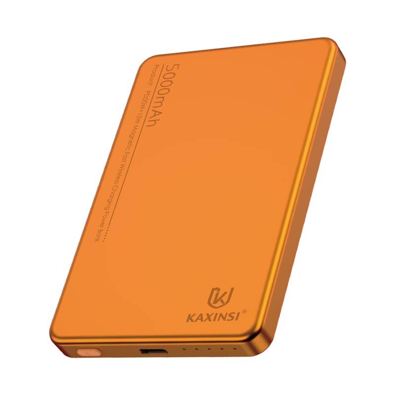 KP-377: 5000mah 20W Fast Charging Power Bank with USB-C and 15w Wireless Charging