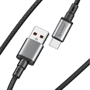 KU-07: 3A Output MAX fast charge Nylon cable with Type-C