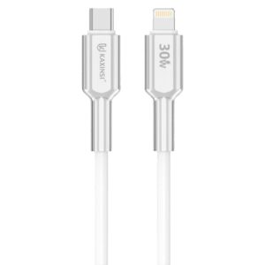 KU-117: 30w 2M length long silicone Cable with Type-C to Lightning Connector
