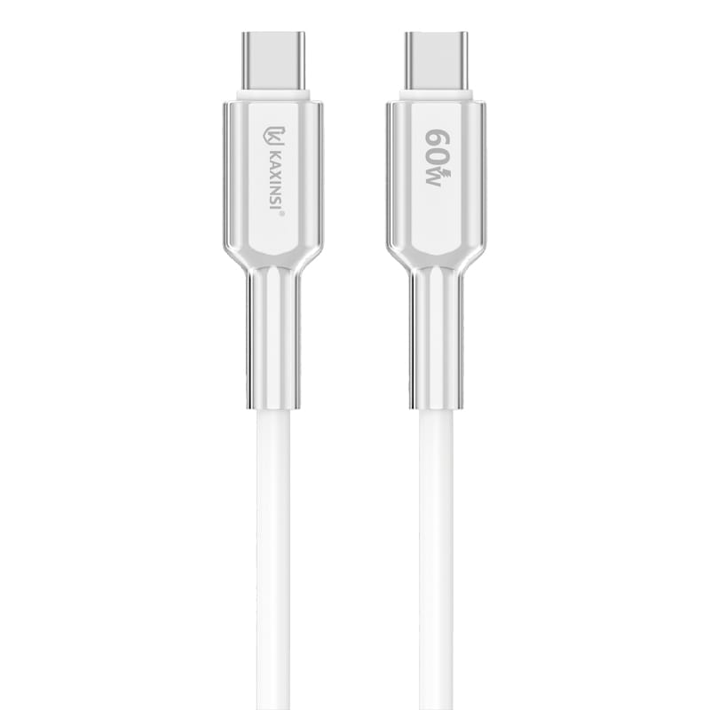 KU-118: 30w 2M length long silicone Cable with Type-C to Type-C  Connector