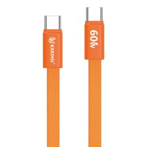 KU-126: 60W Super Fast Bio-Nylon Braided cable with Type-C to Type-C Connector
