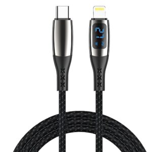 KU-96: 27/66W 4 in 1 USB-A/USB-C to Lighting/type-c Fast Charging Data Cable