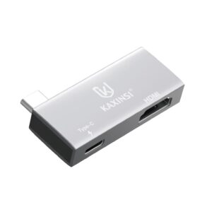 KJ-78: 2-IN-1 HUB Adapter USB-C to USB-C + 4K HDMI