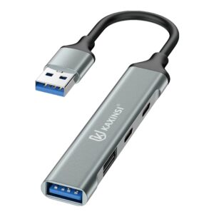KJ-82: 4-IN-1 HUB Adapter USB-A to USB 3.0 + USB-A + 2 USB-C