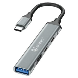 KJ-83: 4-IN-1 HUB Adapter USB-C to USB 3.0 + USB-A + 2 USB-C